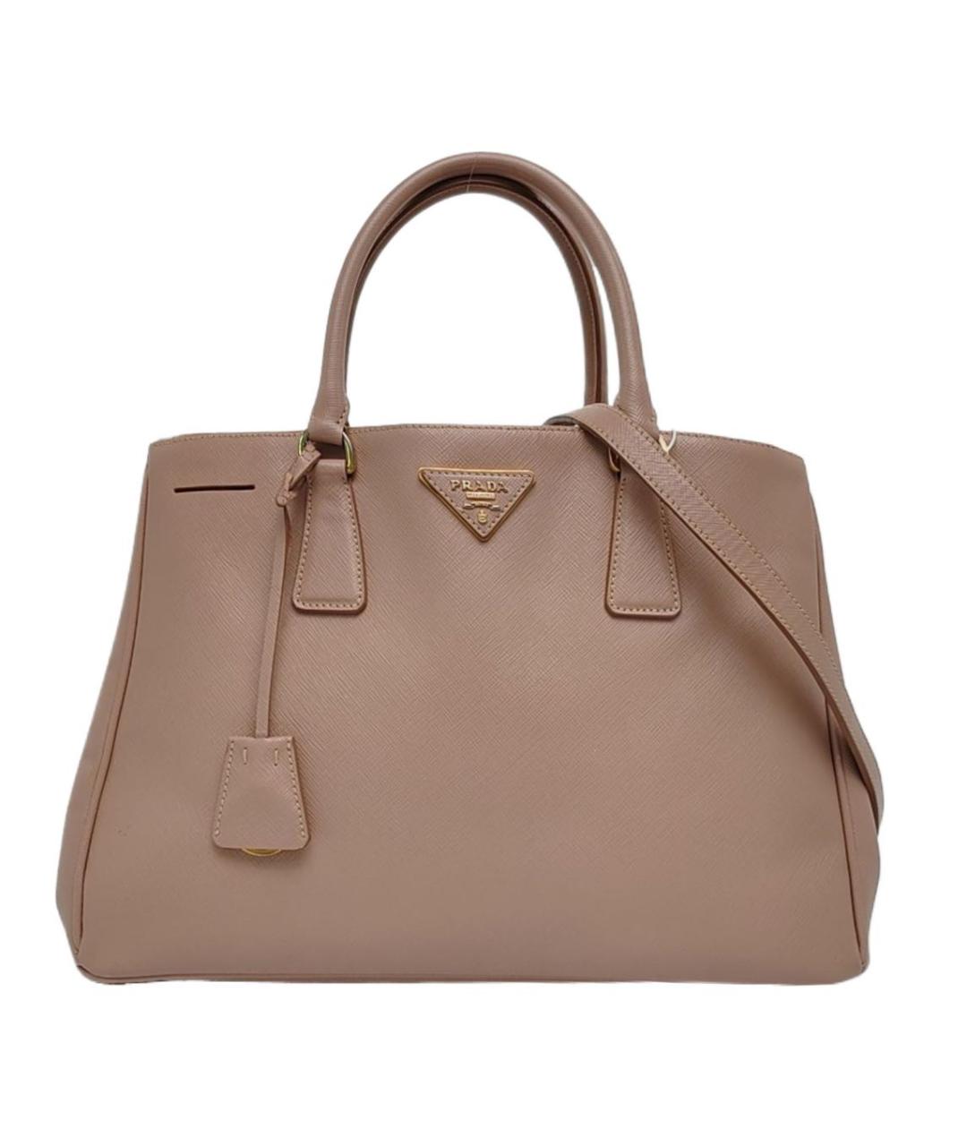 PRADA Коричневая кожаная сумка через плечо, фото 1