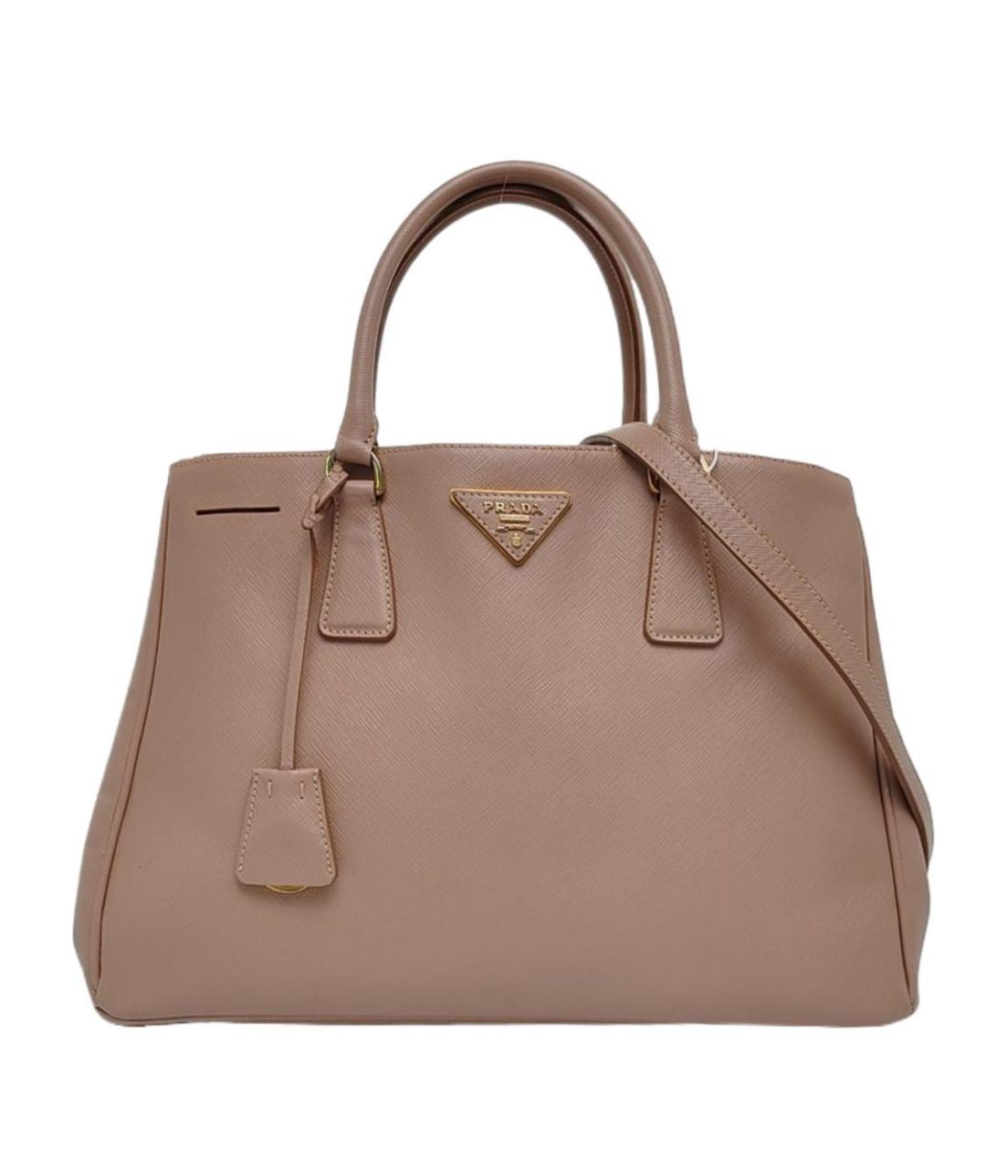 PRADA Коричневая кожаная сумка через плечо, фото 2