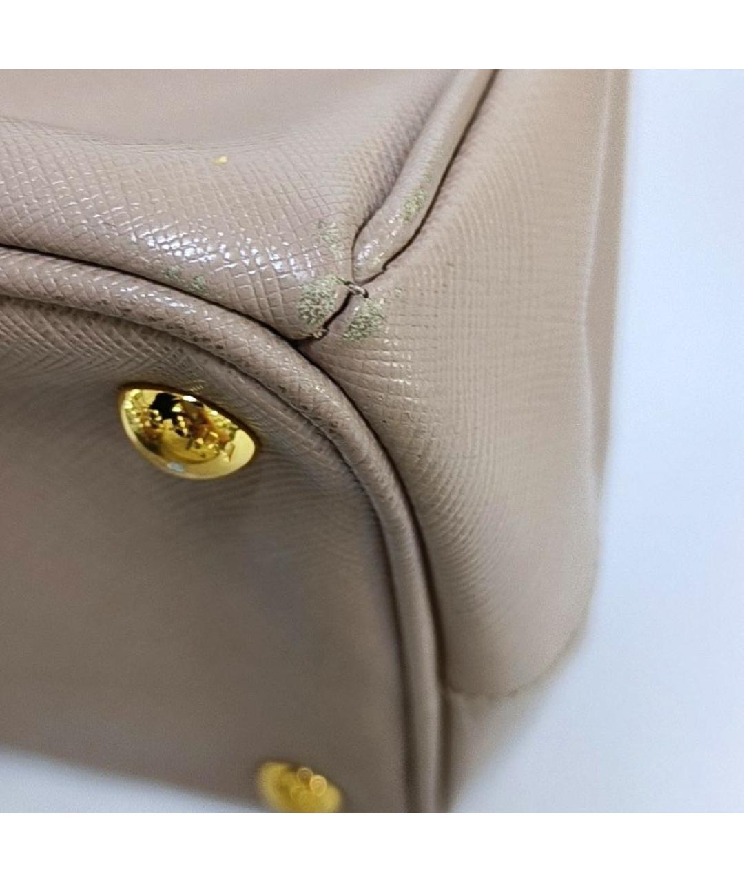 PRADA Коричневая кожаная сумка через плечо, фото 7
