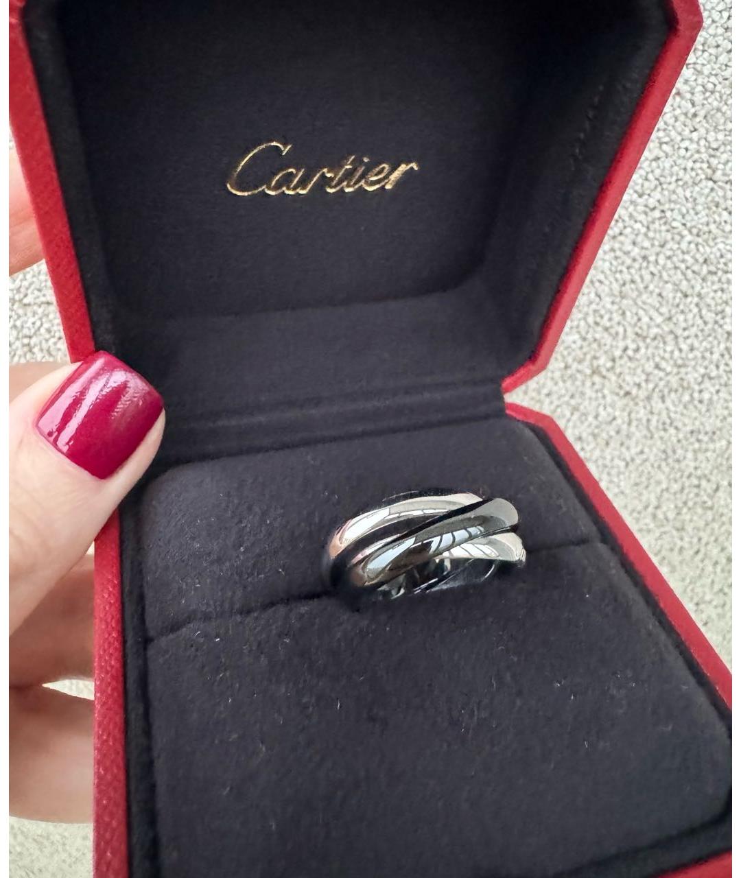 CARTIER Серебряное кольцо из белого золота, фото 4