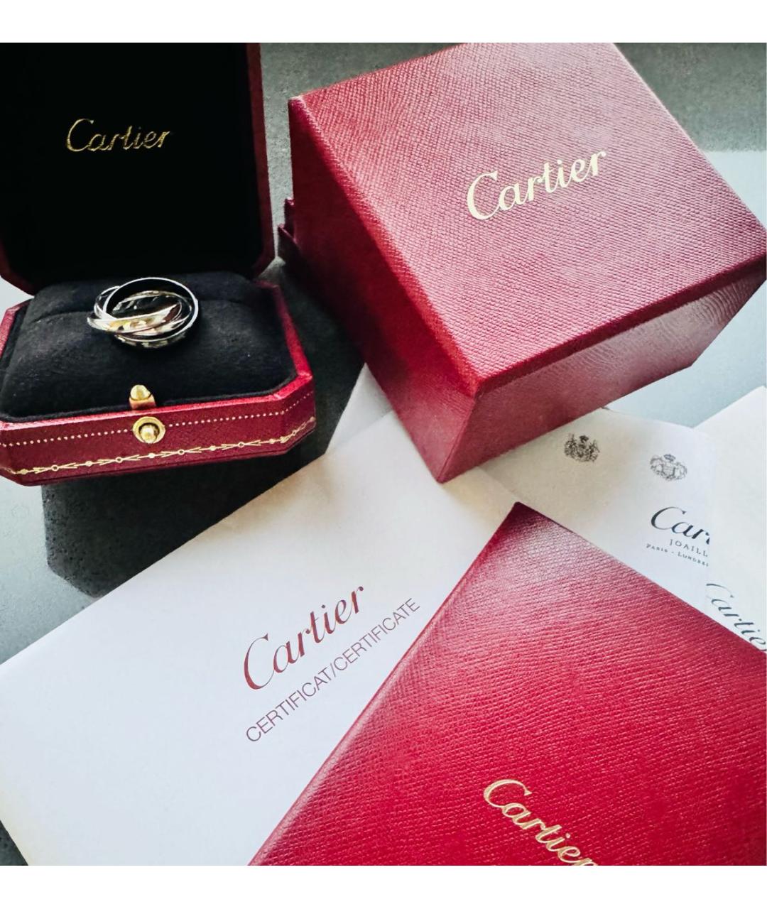 CARTIER Серебряное кольцо из белого золота, фото 5