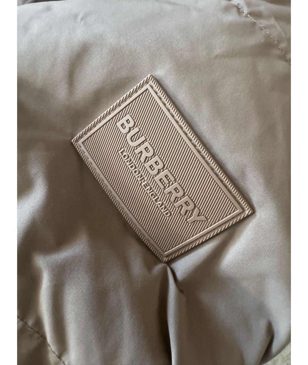 BURBERRY Бежевый пуховик, фото 6