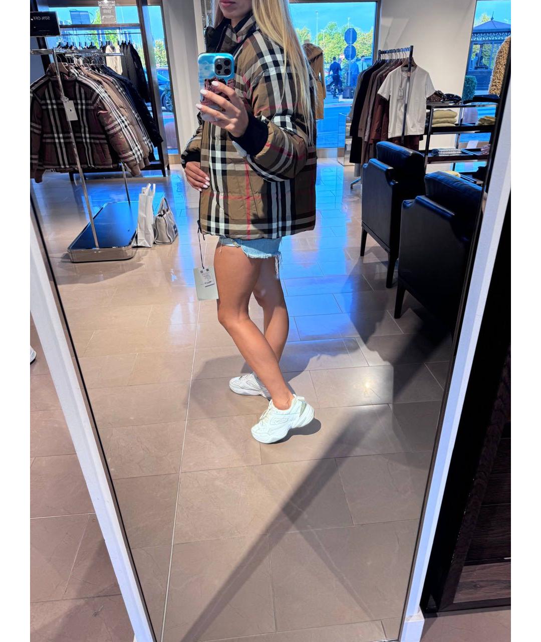 BURBERRY Бежевый пуховик, фото 5