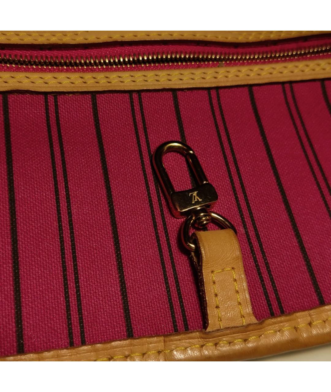 LOUIS VUITTON Коричневая кожаная пляжная сумка, фото 8