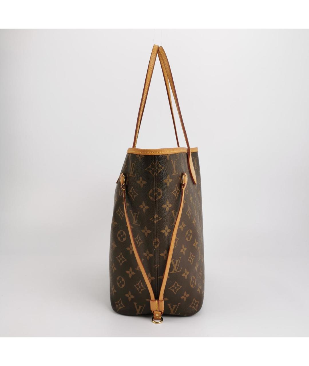 LOUIS VUITTON Коричневая кожаная пляжная сумка, фото 5