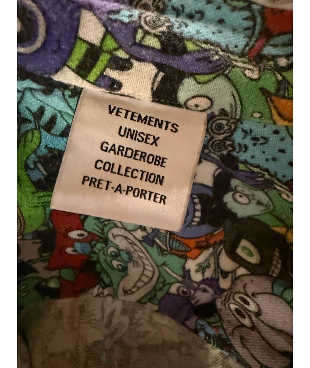 VETEMENTS Мульти хлопковая рубашка, фото 3