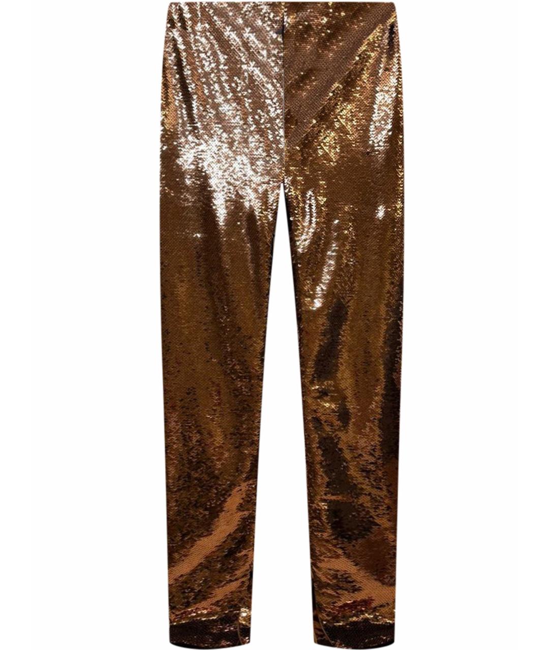 TOM FORD Золотые брюки узкие, фото 1