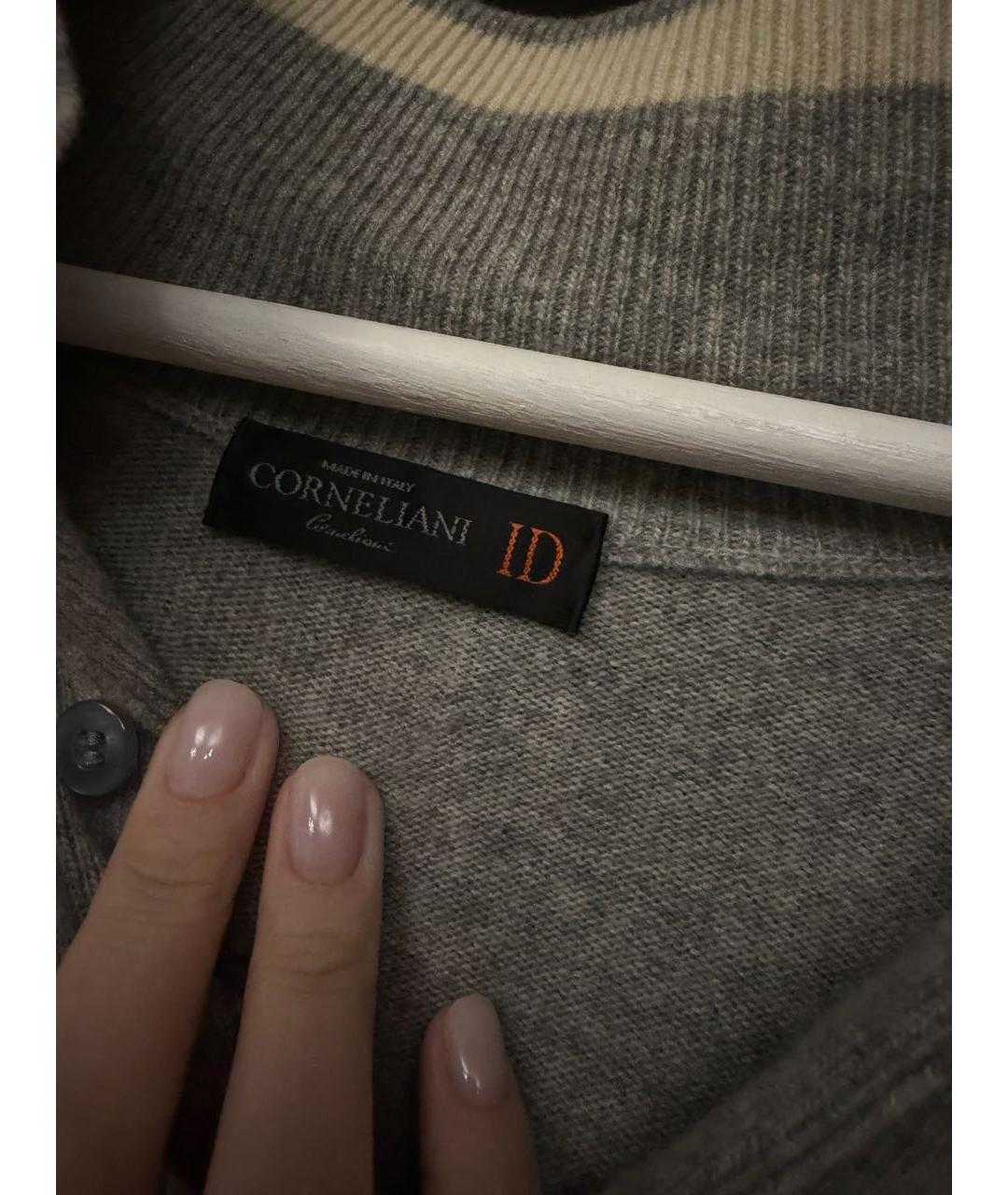 CORNELIANI Серый кашемировый джемпер / свитер, фото 4