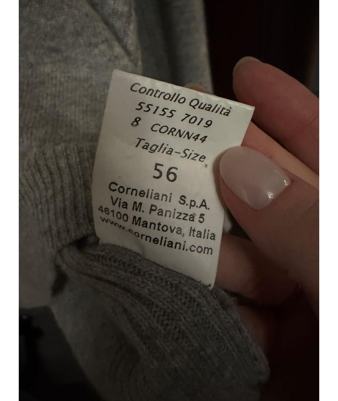 CORNELIANI Серый кашемировый джемпер / свитер, фото 5