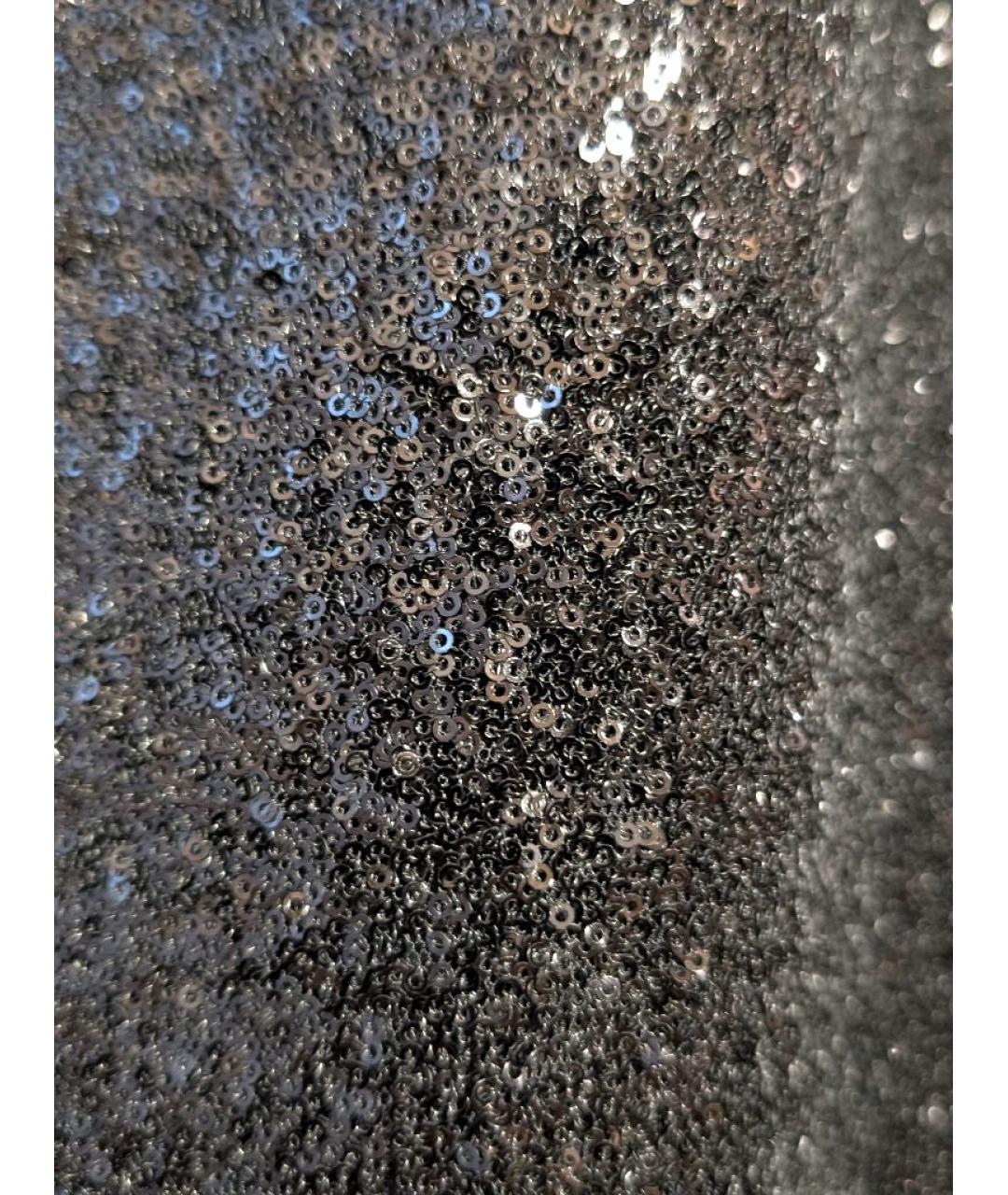 BALMAIN Черное полиэстеровое вечернее платье, фото 8