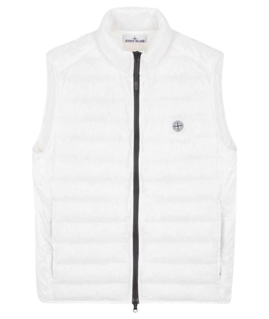 STONE ISLAND Белый жилет, фото 1