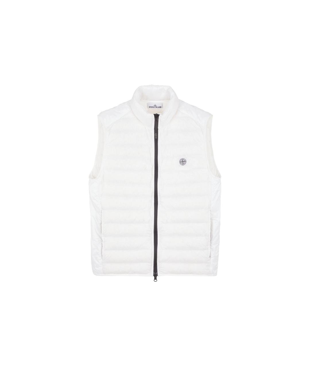 STONE ISLAND Белый жилет, фото 6