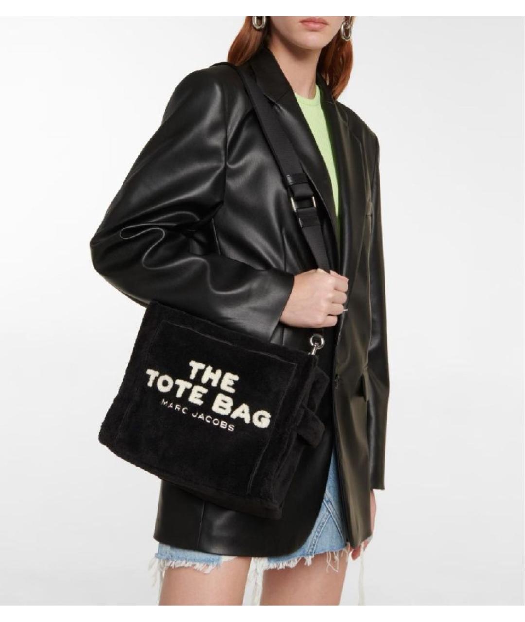 MARC JACOBS Черная сумка тоут, фото 4