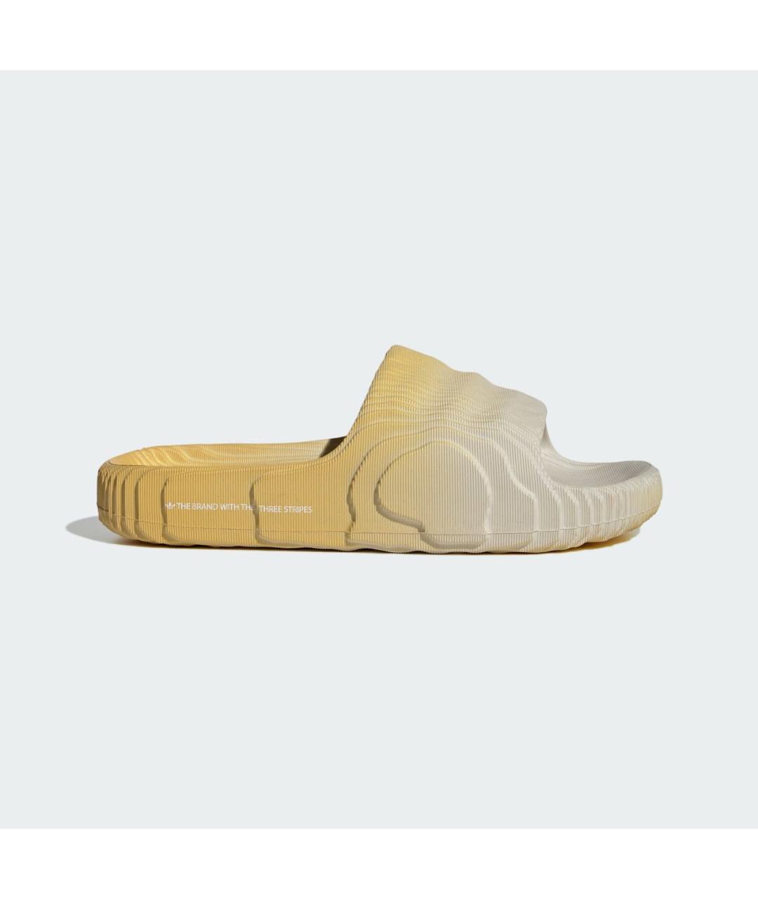 ADIDAS Желтые шлепанцы, фото 8