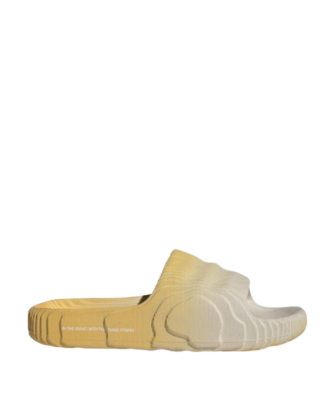 ADIDAS Желтые шлепанцы, фото 1