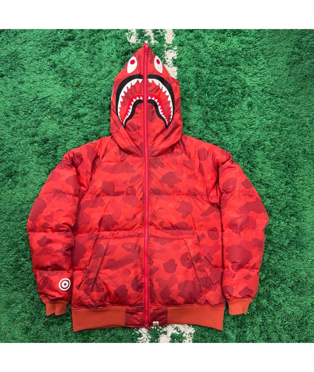 BAPE Красная полиэстеровая куртка, фото 5