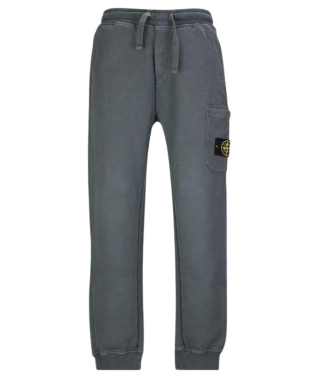 STONE ISLAND Серые повседневные брюки, фото 1