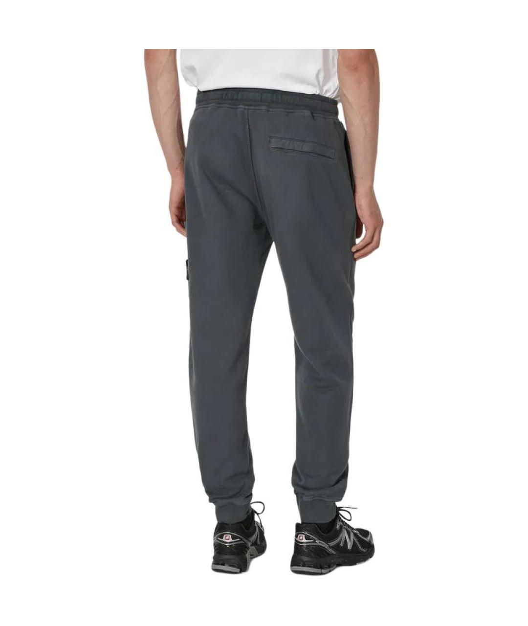 STONE ISLAND Серые повседневные брюки, фото 5