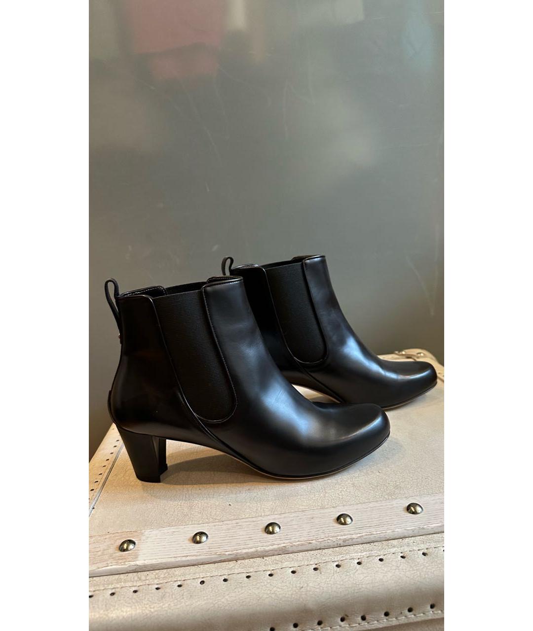 BALLY Черные кожаные ботильоны, фото 4
