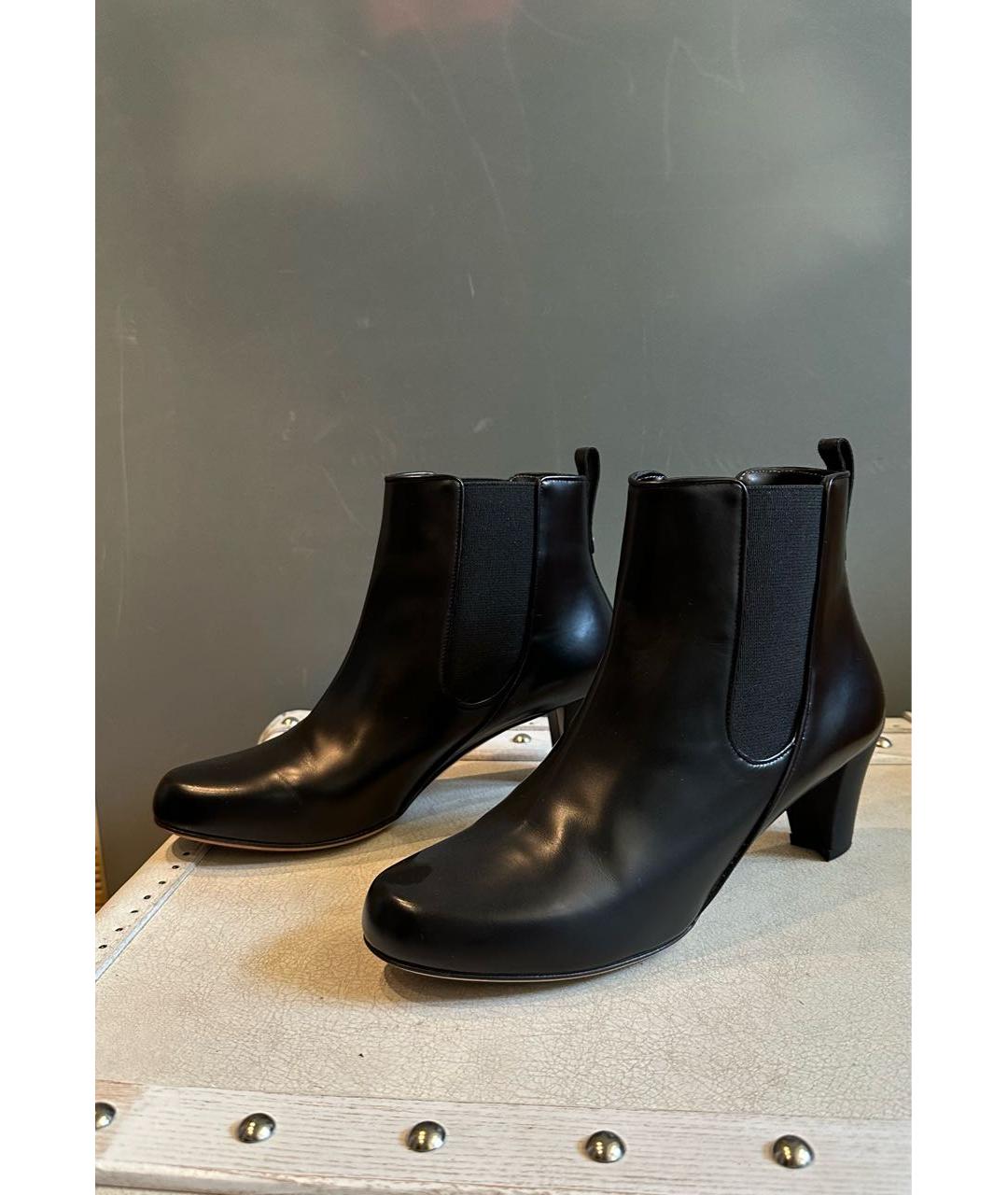 BALLY Черные кожаные ботильоны, фото 7