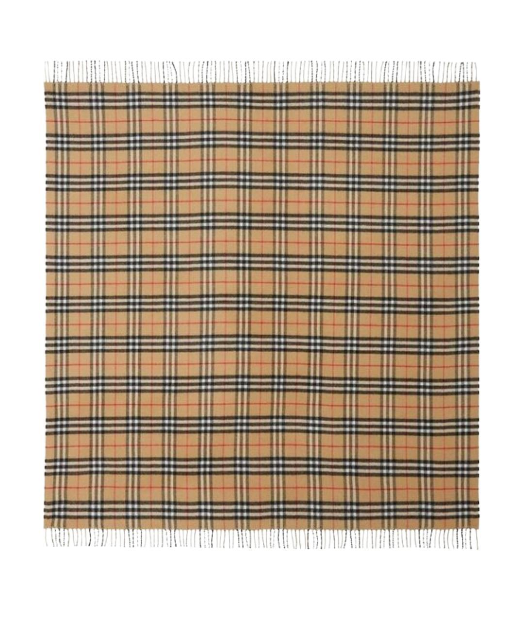 BURBERRY Бежевый шарф, фото 1