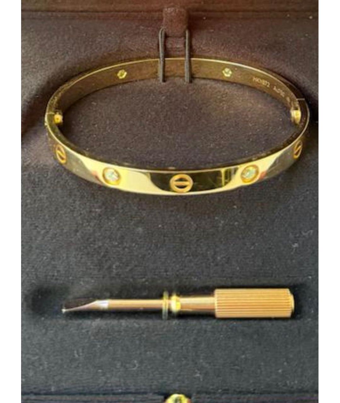 CARTIER Золотой браслет из желтого золота, фото 3
