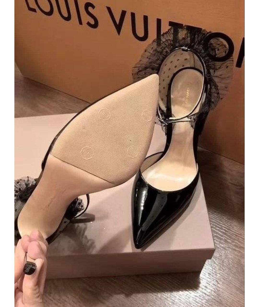 GIANVITO ROSSI Черные кожаные туфли, фото 3