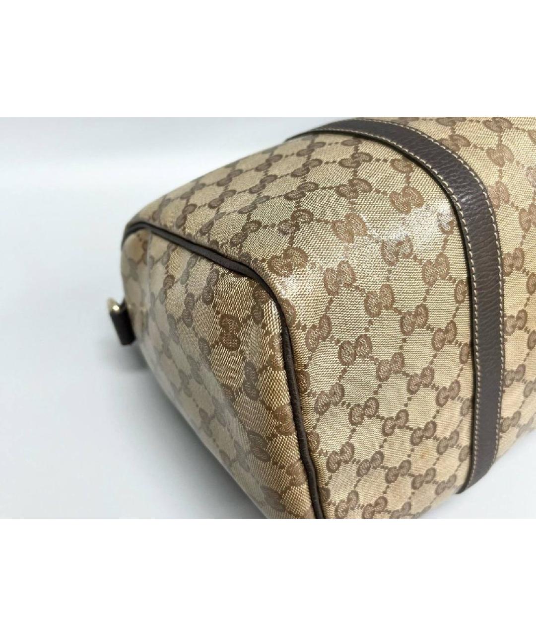 GUCCI Коричневая дорожная/спортивная сумка, фото 7