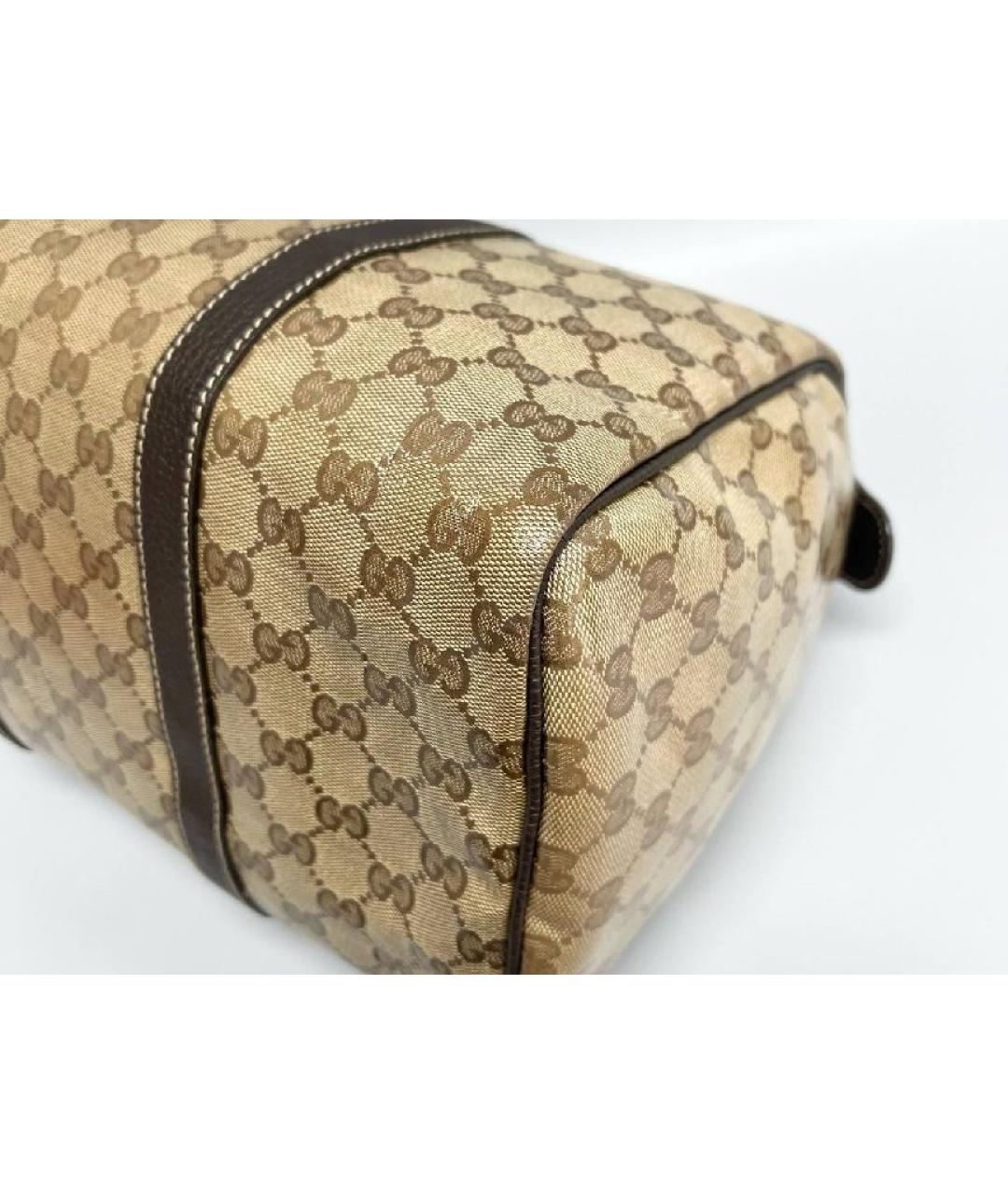 GUCCI Коричневая дорожная/спортивная сумка, фото 9