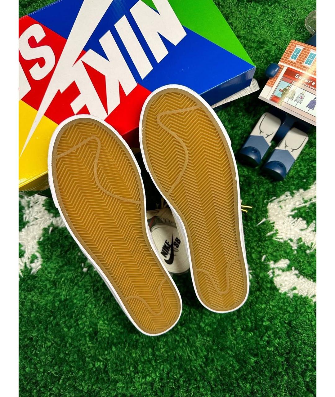 NIKE Бежевые низкие кроссовки / кеды, фото 3