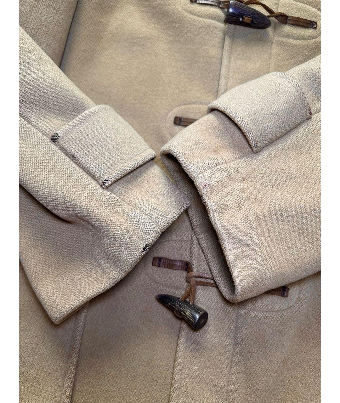 BURBERRY Бежевое шерстяное пальто, фото 8