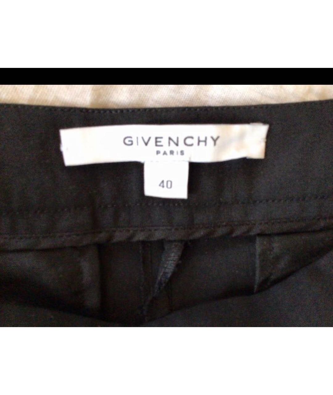 GIVENCHY Черные шерстяные брюки узкие, фото 3