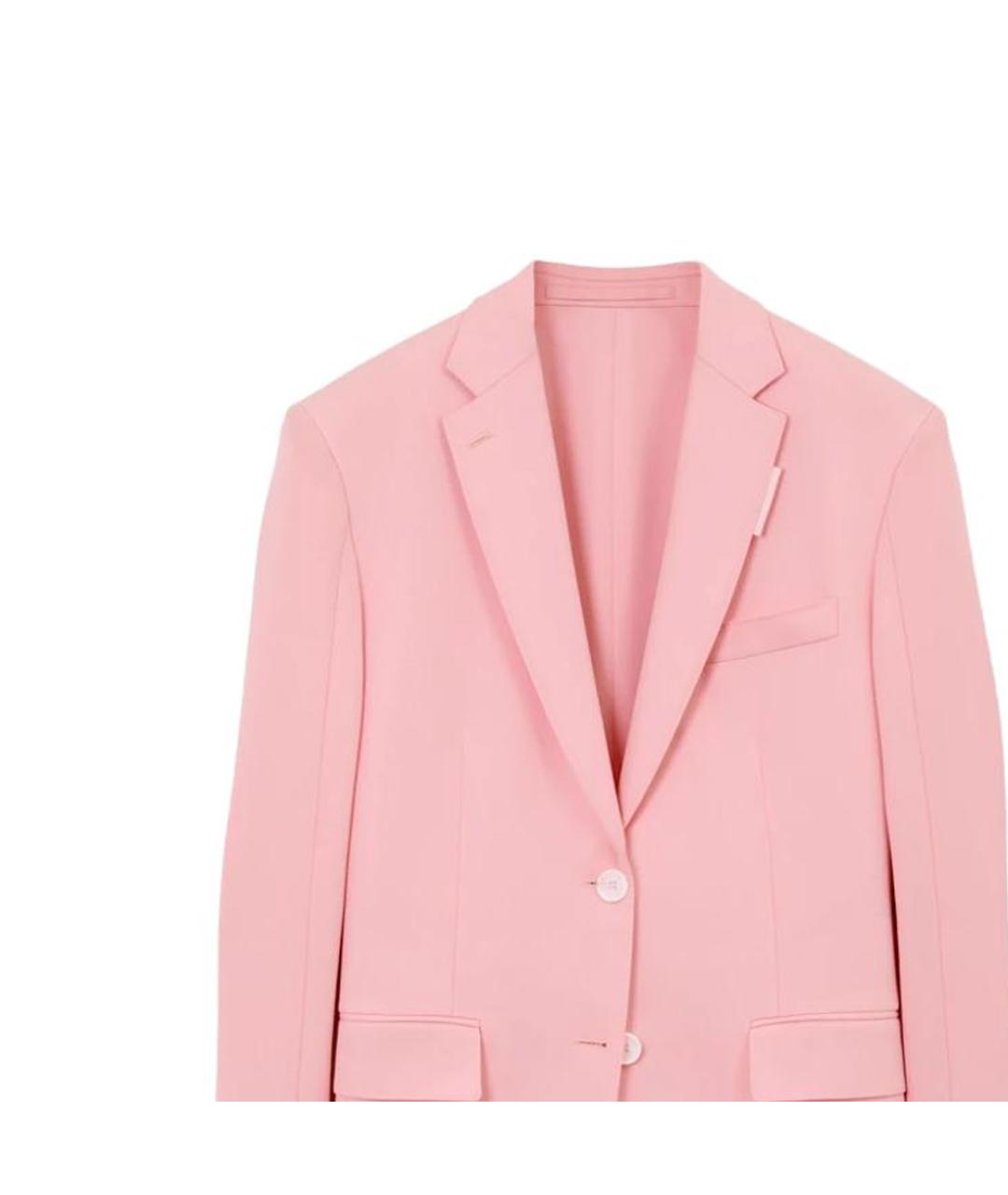 BURBERRY Розовый жакет/пиджак, фото 5