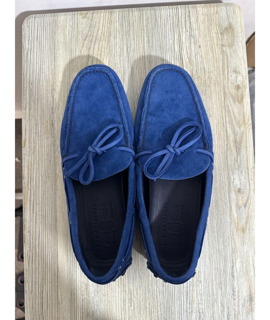 CAR SHOE Синие замшевые мокасины, фото 3