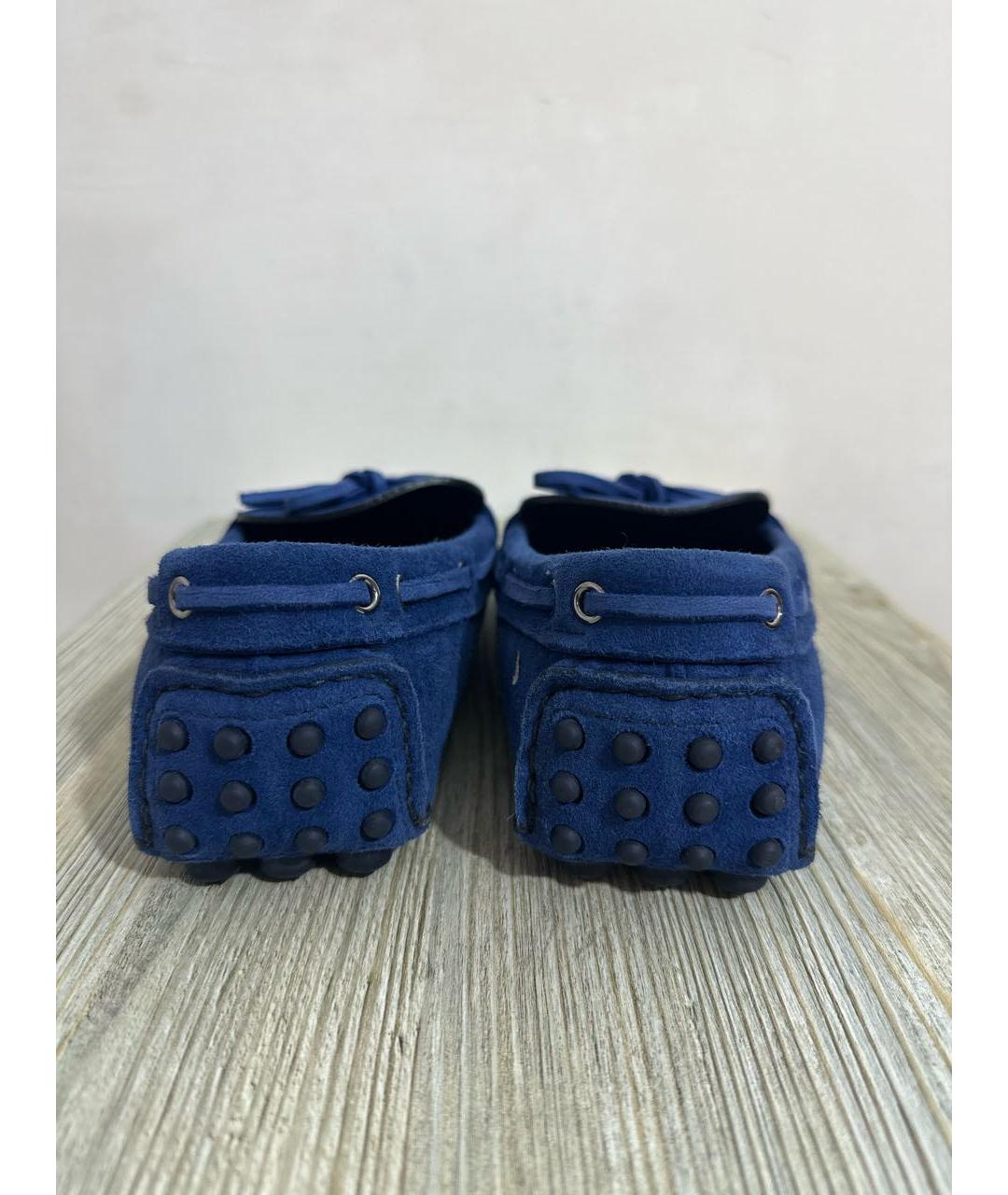 CAR SHOE Синие замшевые мокасины, фото 4