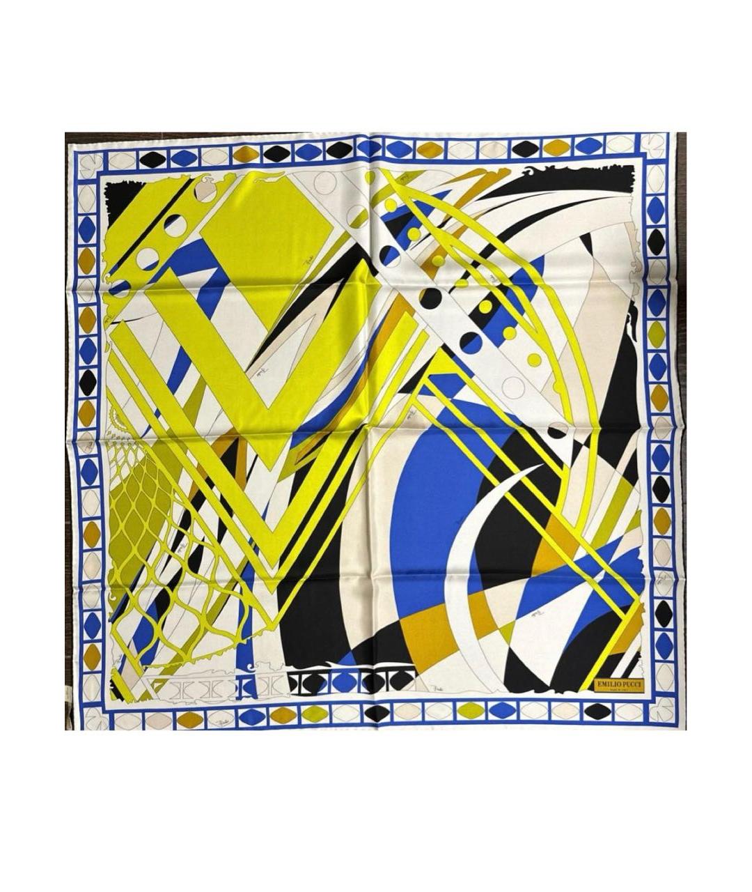 EMILIO PUCCI Мульти шелковый платок, фото 2