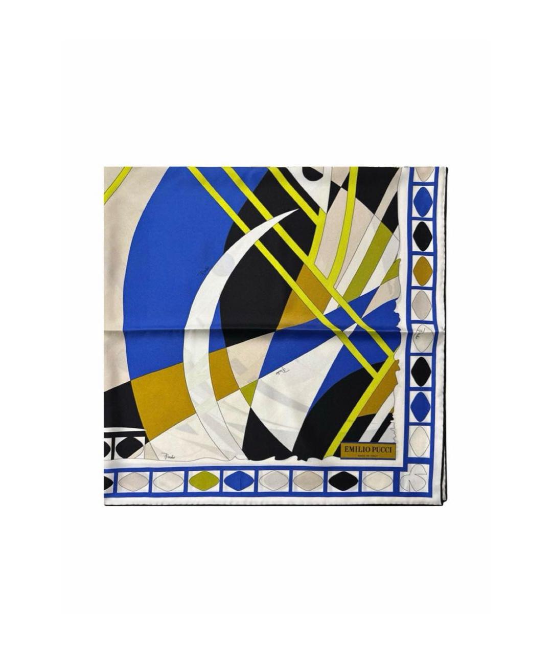 EMILIO PUCCI Мульти шелковый платок, фото 1