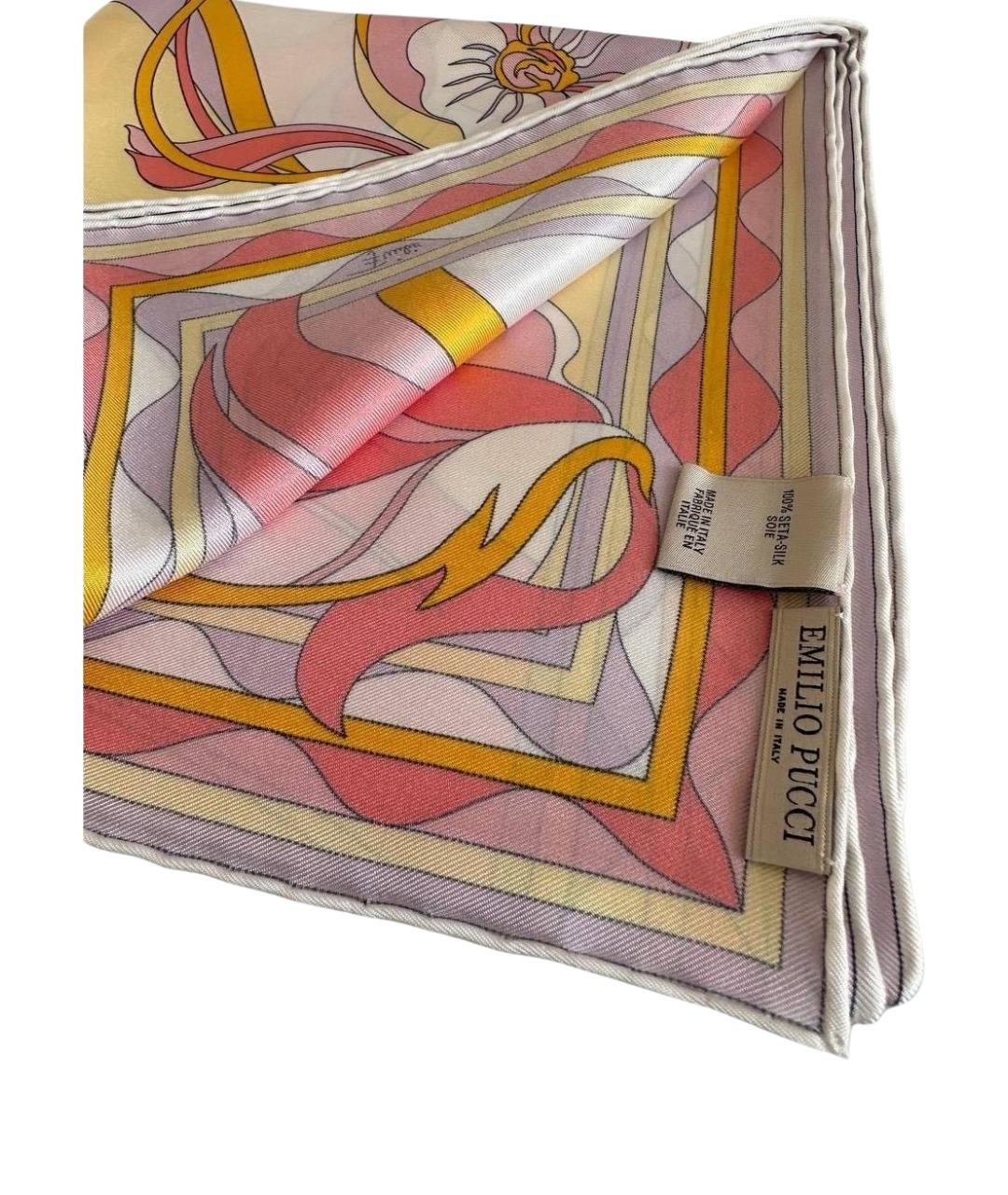 EMILIO PUCCI Мульти шелковый платок, фото 1