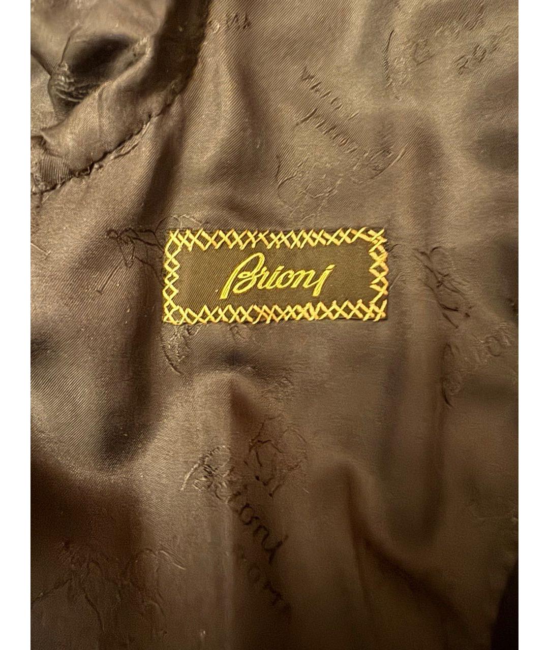 BRIONI Черное кашемировое пальто, фото 3