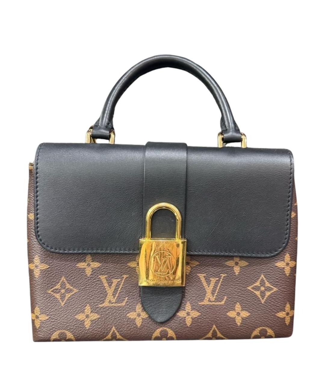LOUIS VUITTON Коричневая кожаная сумка через плечо, фото 1