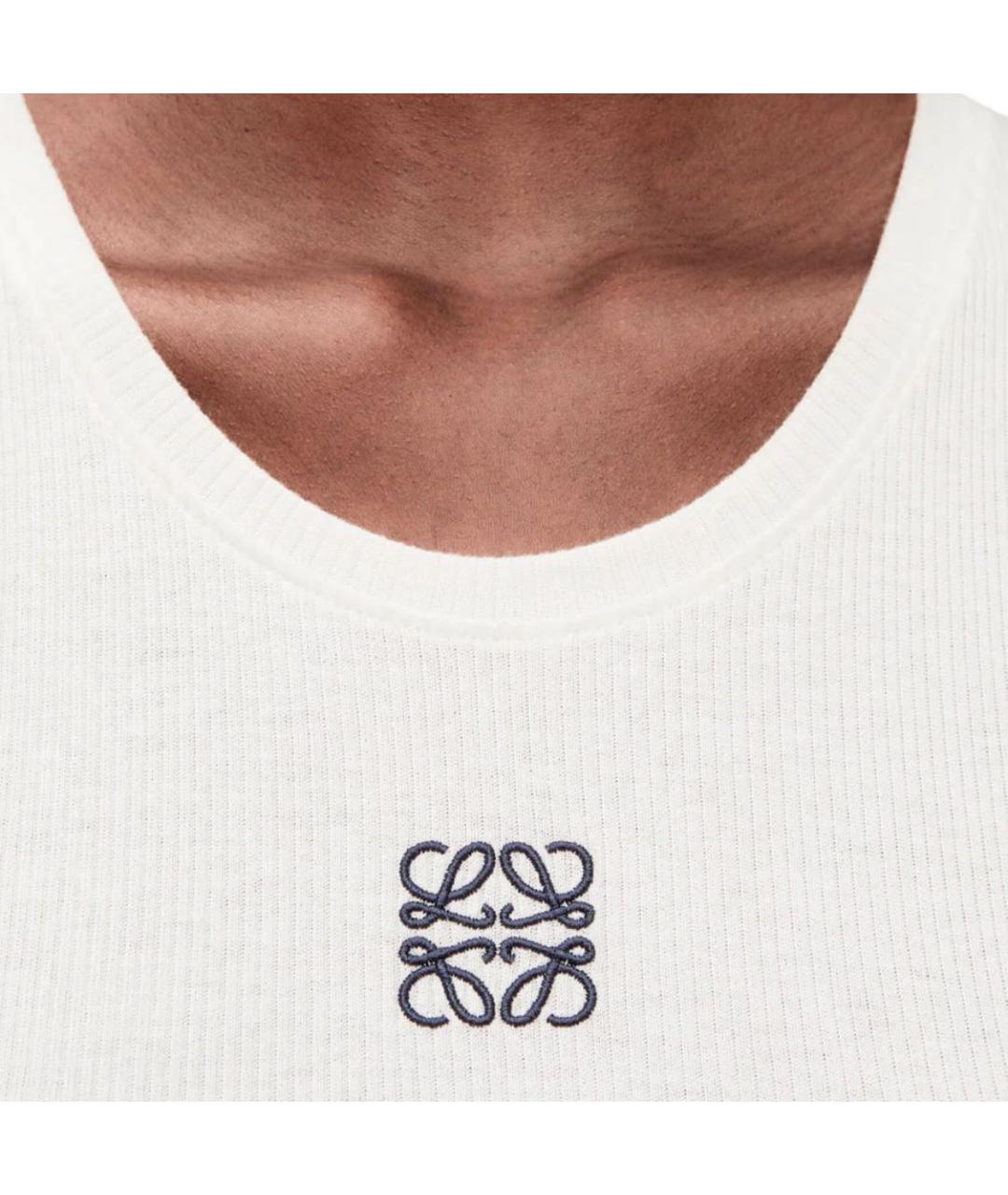 LOEWE Белая майка, фото 5