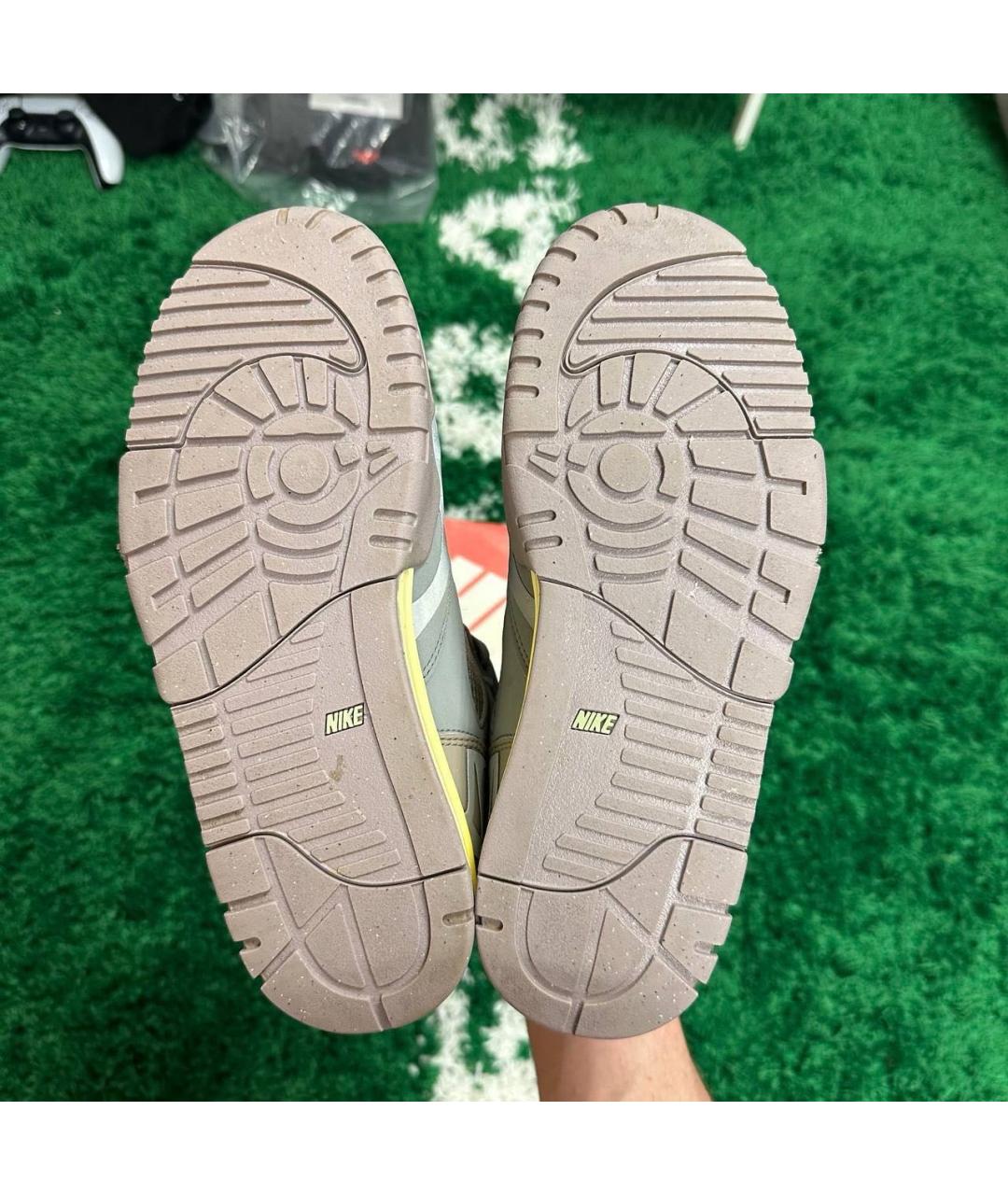 NIKE Серые высокие кроссовки / кеды, фото 4