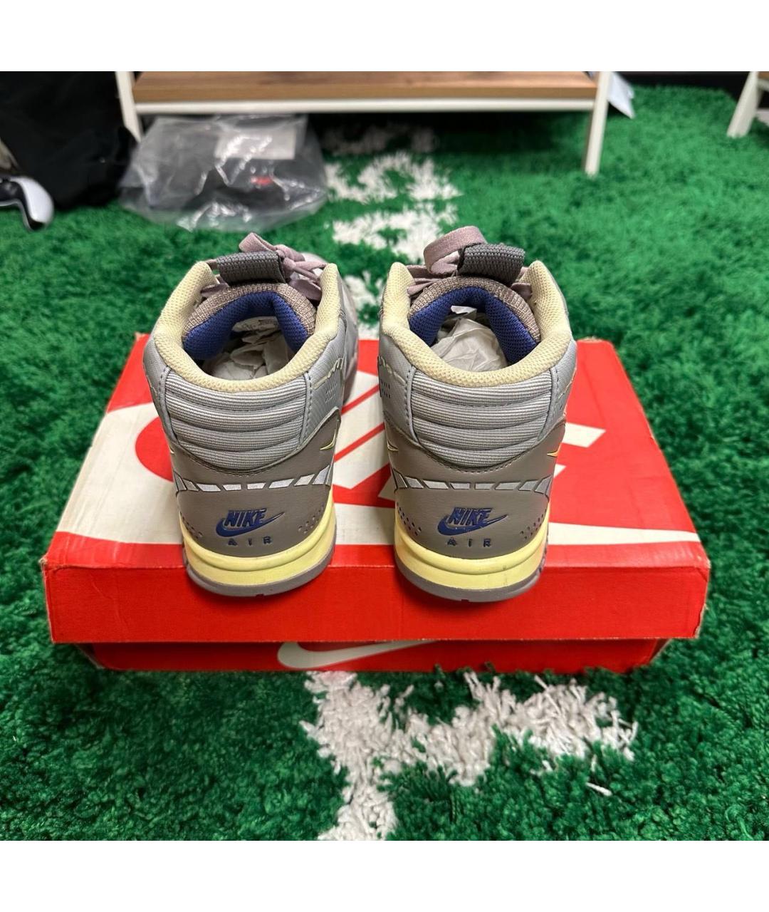 NIKE Серые высокие кроссовки / кеды, фото 3