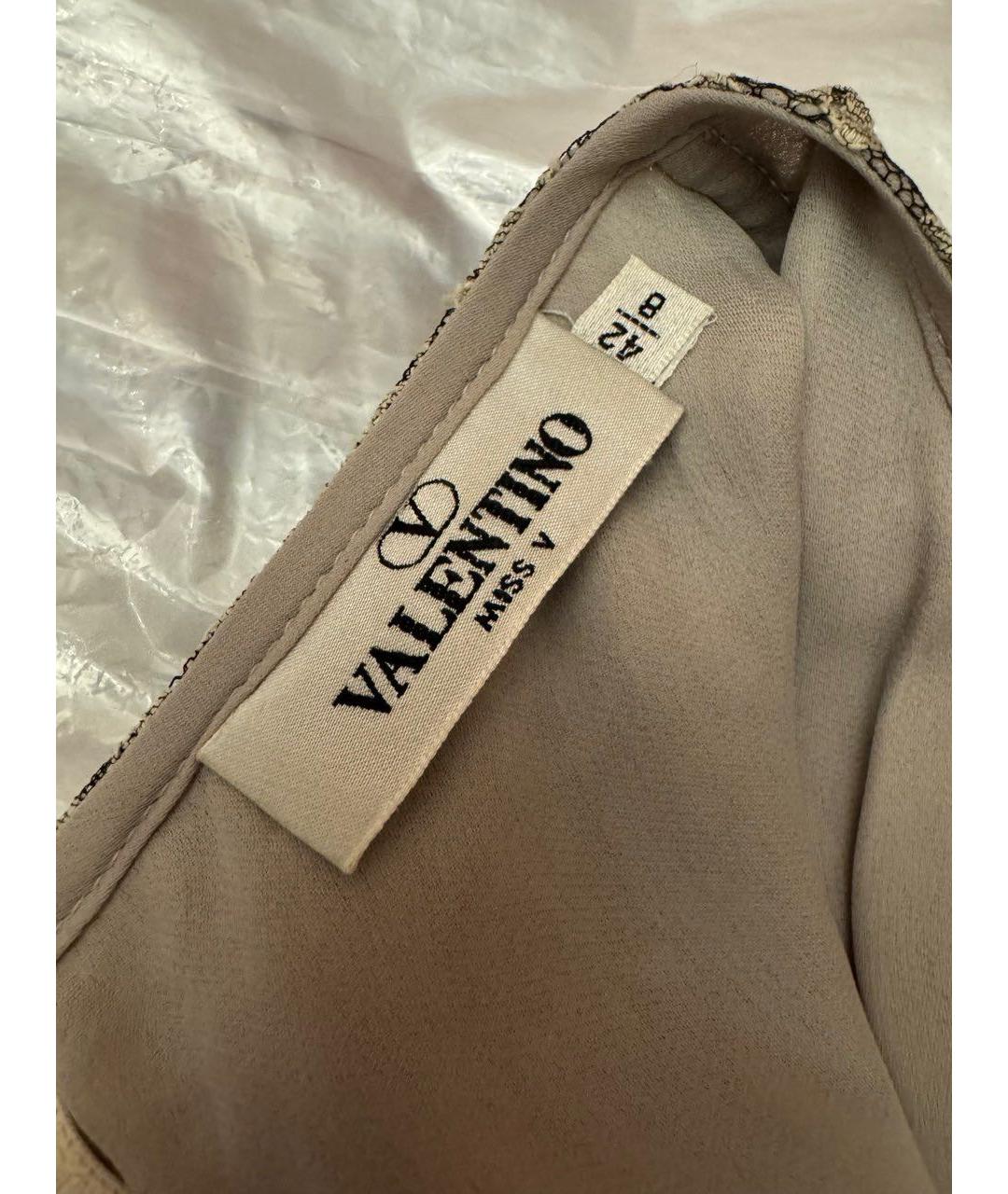 VALENTINO Серая шелковая блузы, фото 3