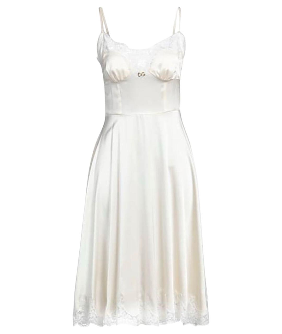 DOLCE&GABBANA Белый сарафан, фото 1