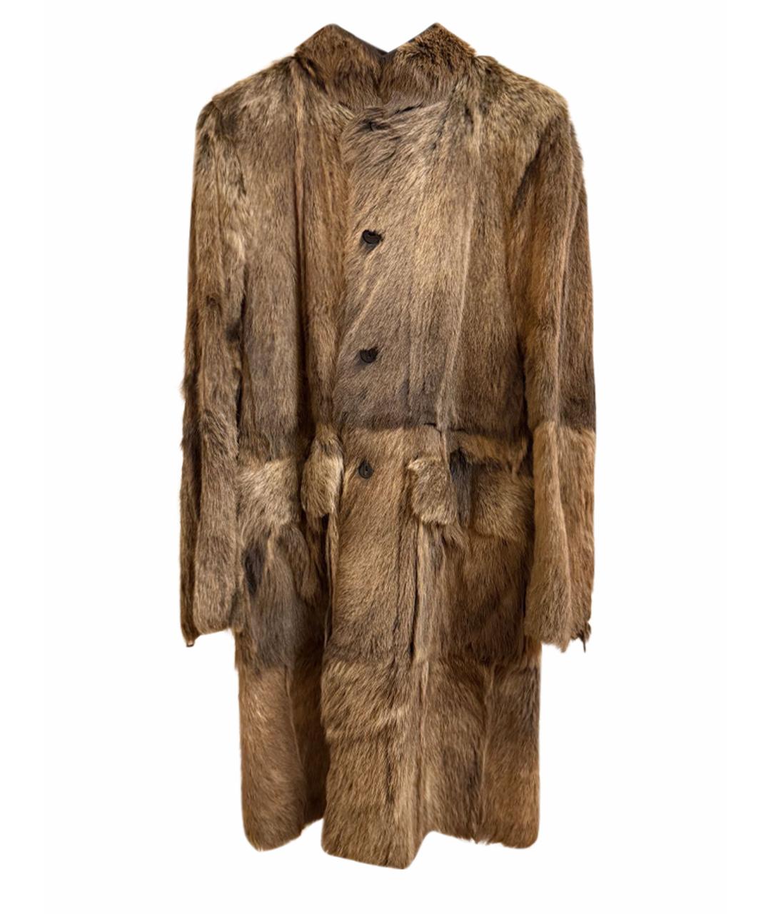 BURBERRY Коричневая меховая дубленка/шуба, фото 1