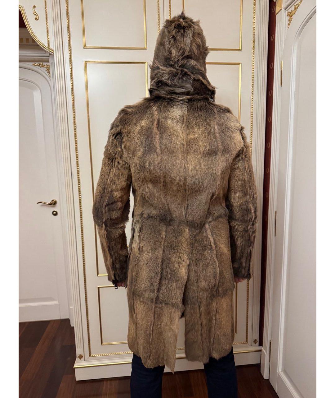 BURBERRY Коричневая меховая дубленка/шуба, фото 7