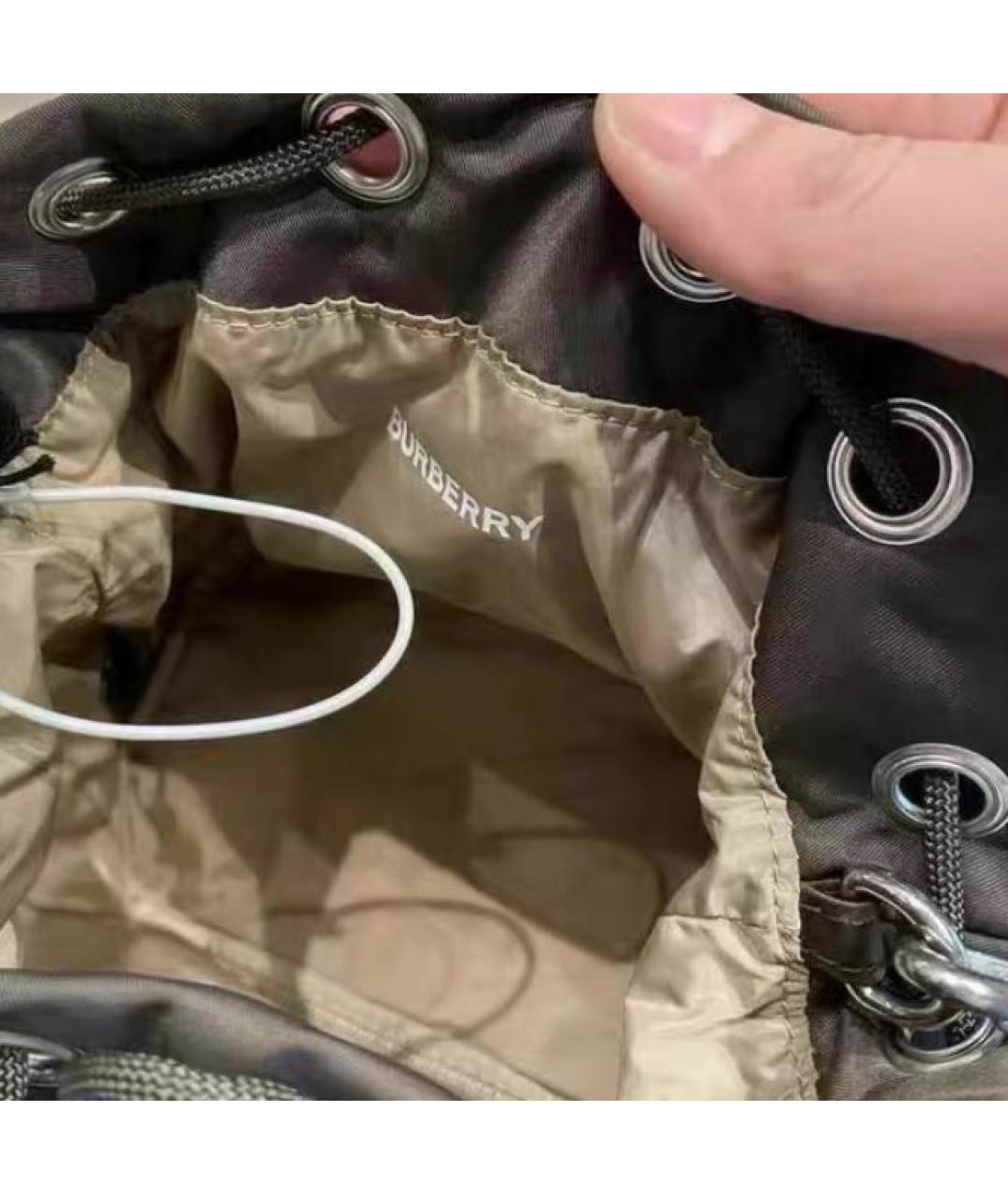 BURBERRY Хаки синтетический рюкзак, фото 3
