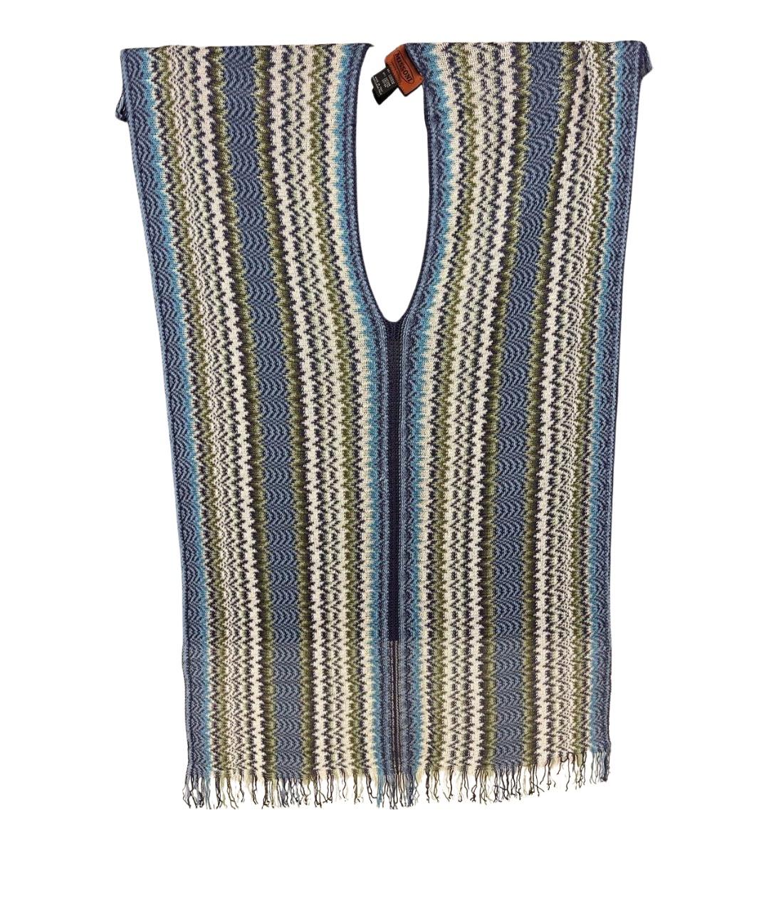 MISSONI Синий шарф, фото 1