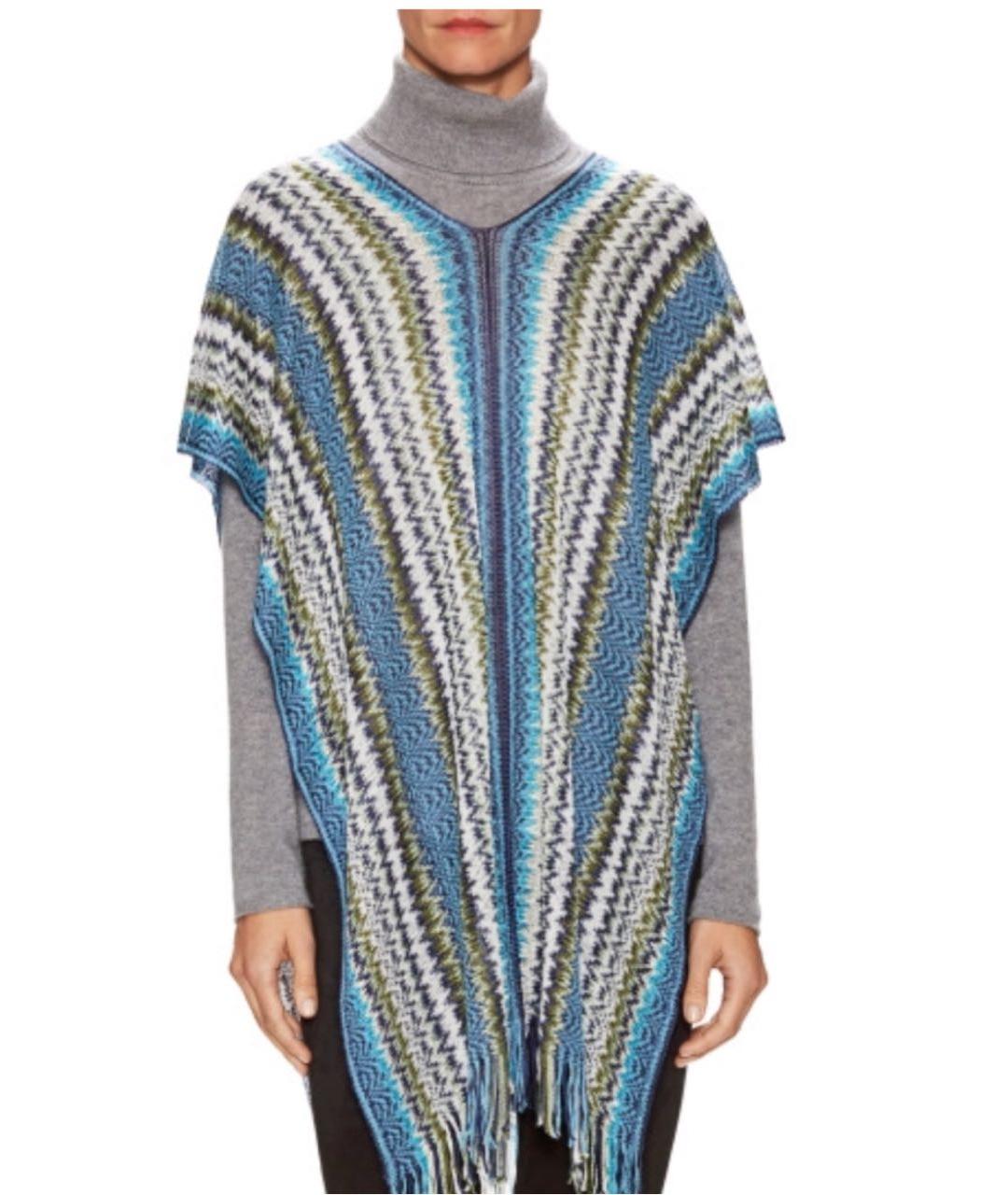 MISSONI Синий шарф, фото 2